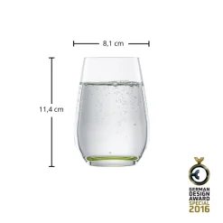 Wassergläser | Vina Touch - Schott Zwiesel | Grün - 390 ml (6 Stk)