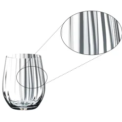 Whisky Glas Optisch O | Tumbler Collection - Riedel | 340 ml (2 Stk)