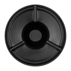 Windaschenbecher Edelstahl - stapelbar | schwarz - Ø 12 cm