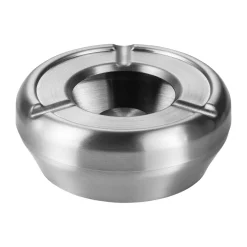 Windaschenbecher Edelstahl - stapelbar | silber - Ø 9,5 cm