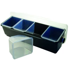 Zutatenbehälter mit Deckel | 4 Behälter