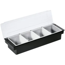 Zutatenbehälter mit Deckel | 4 Fächer (750 ml)